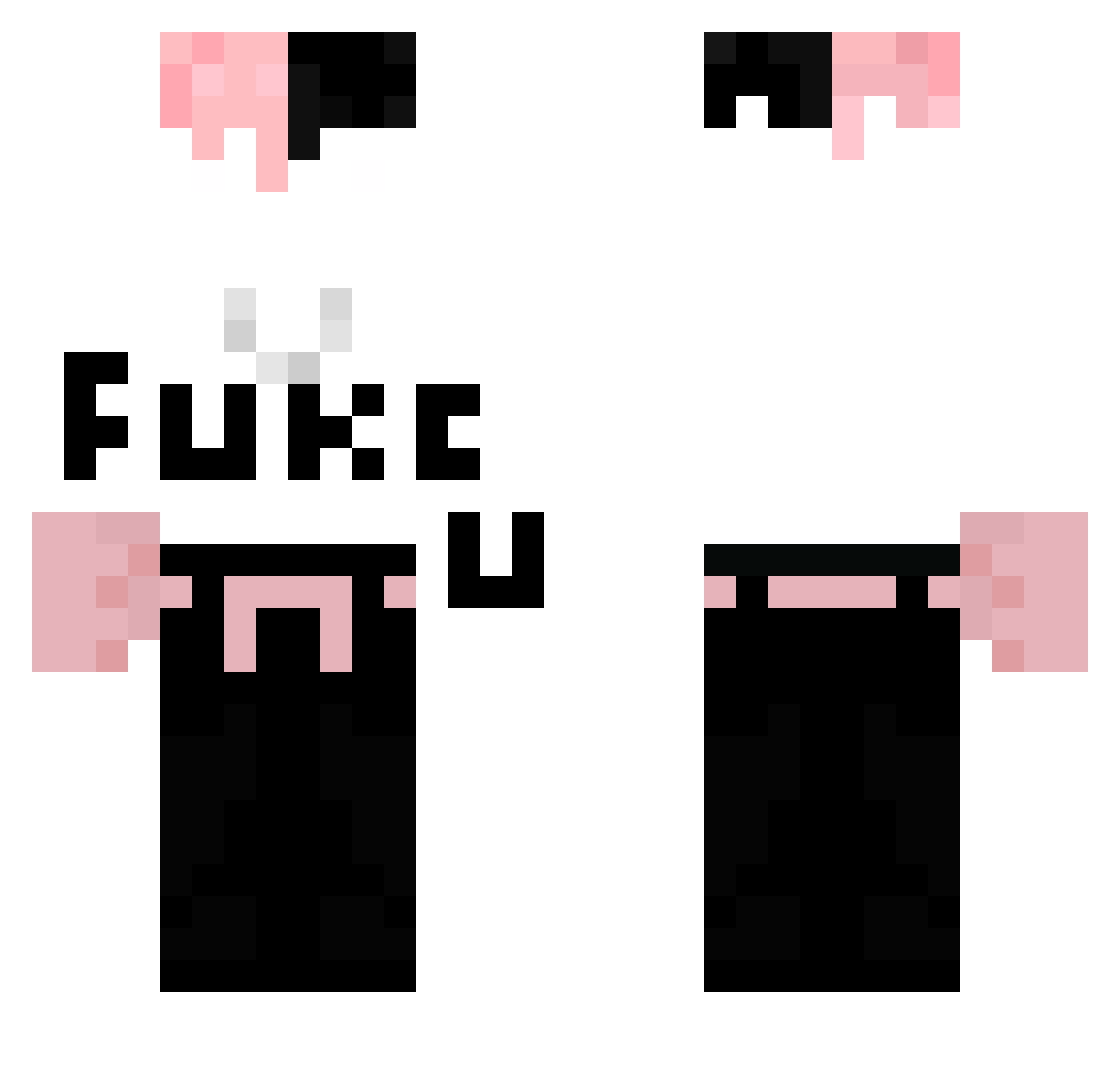 giANNI1562 Minecraft skin, front and back view