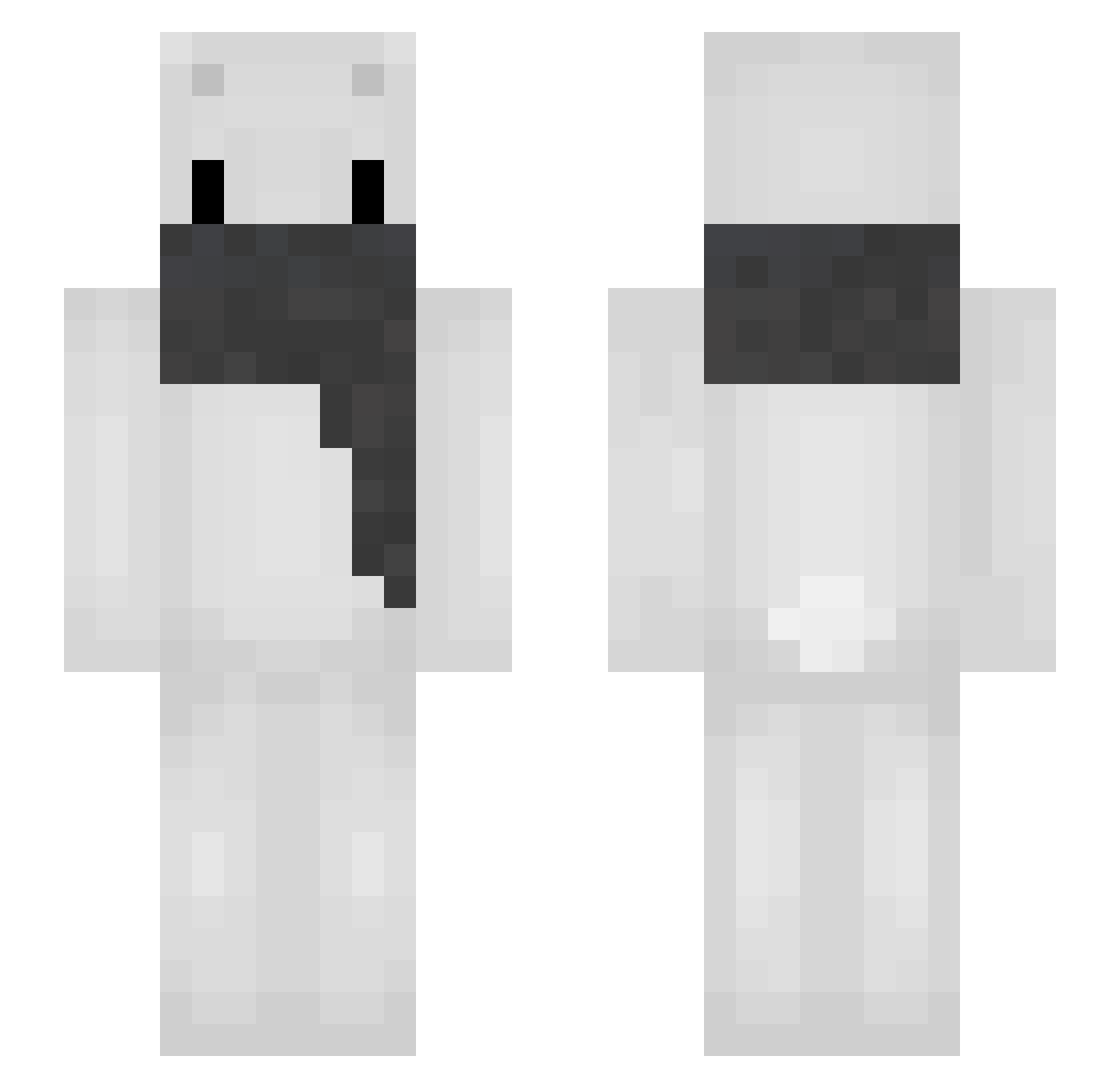 kir3mada Minecraft skin, front and back view