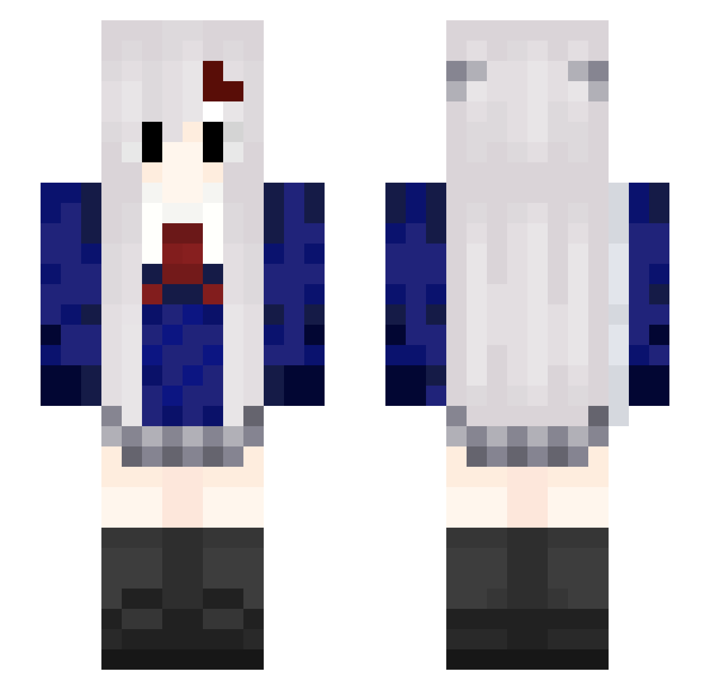 Marfin_1411 Minecraft skin, front and back view