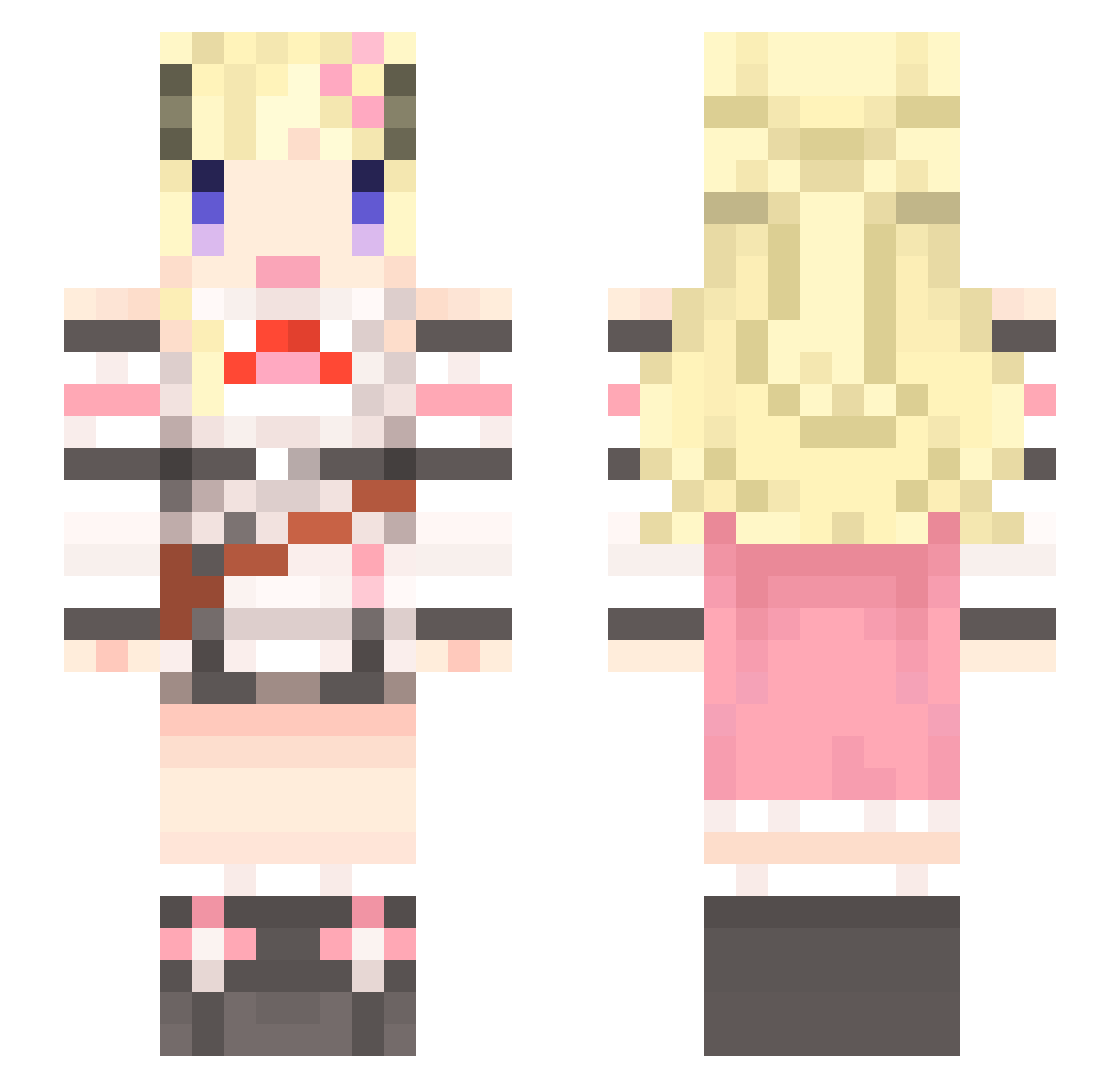 fishingn_ Minecraft skin, front and back view