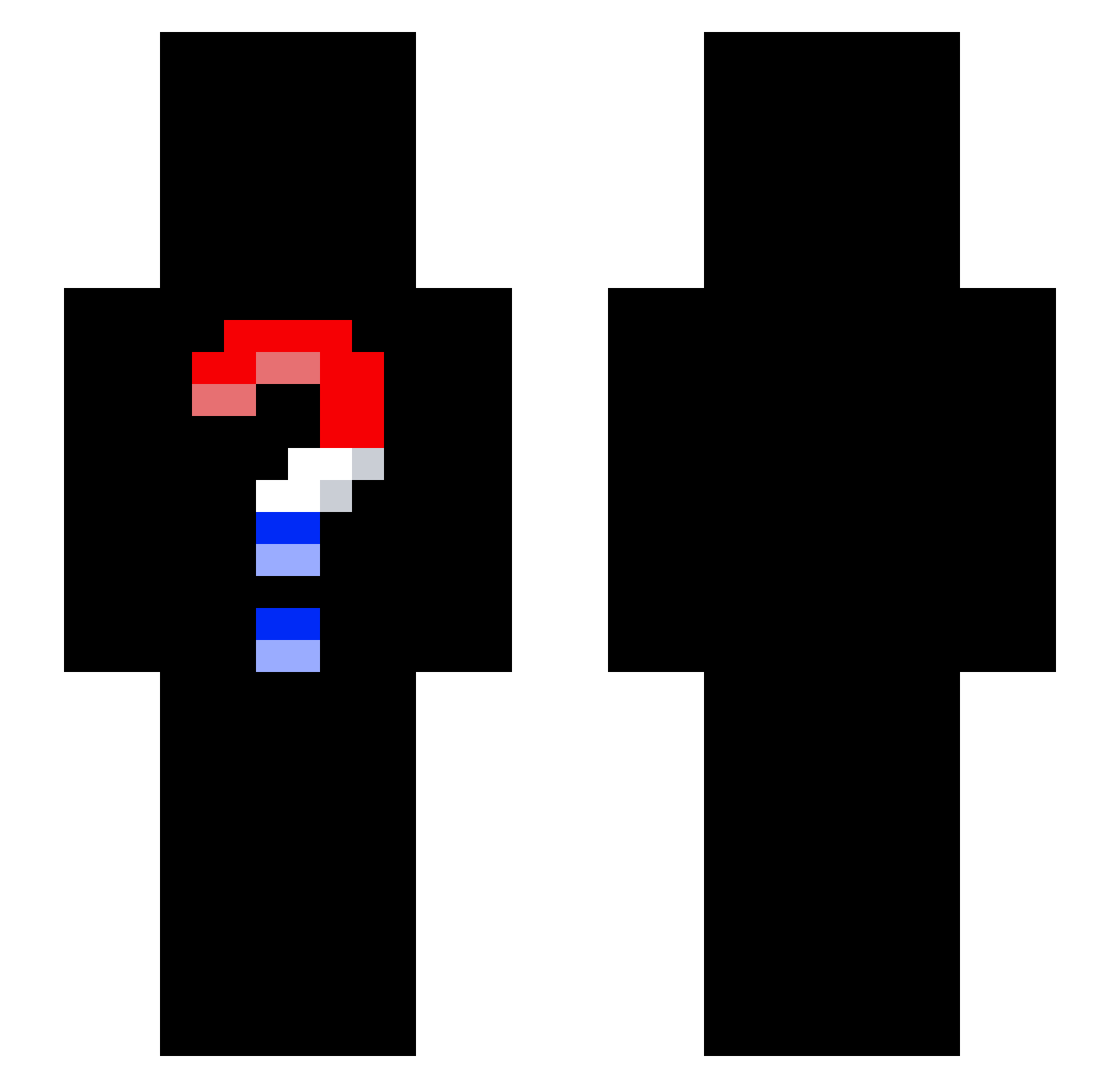 sirinnl Minecraft skin, front and back view