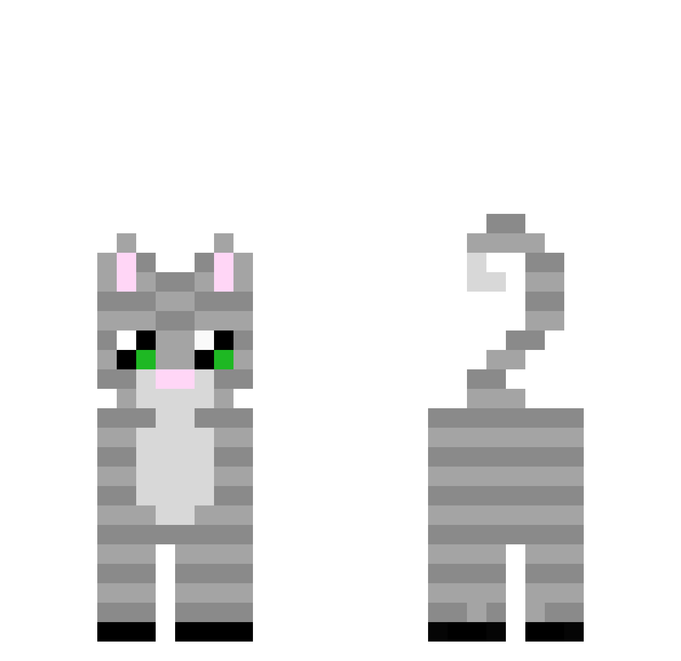 lovellybiitch Minecraft skin, front and back view