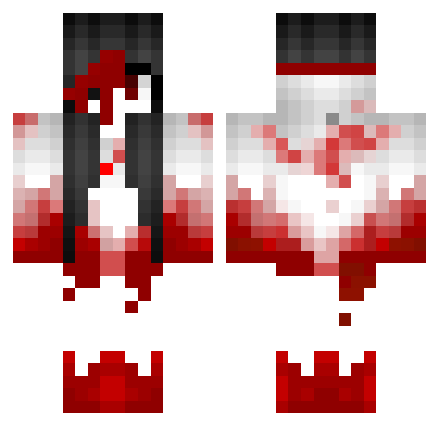 zZLorena_Yt Minecraft skin, front and back view