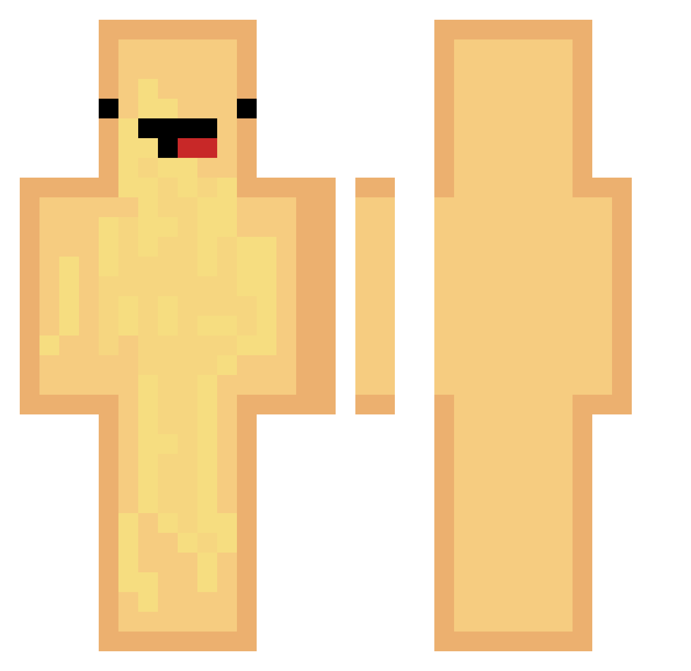 SohanSamuel10 Minecraft skin, front and back view