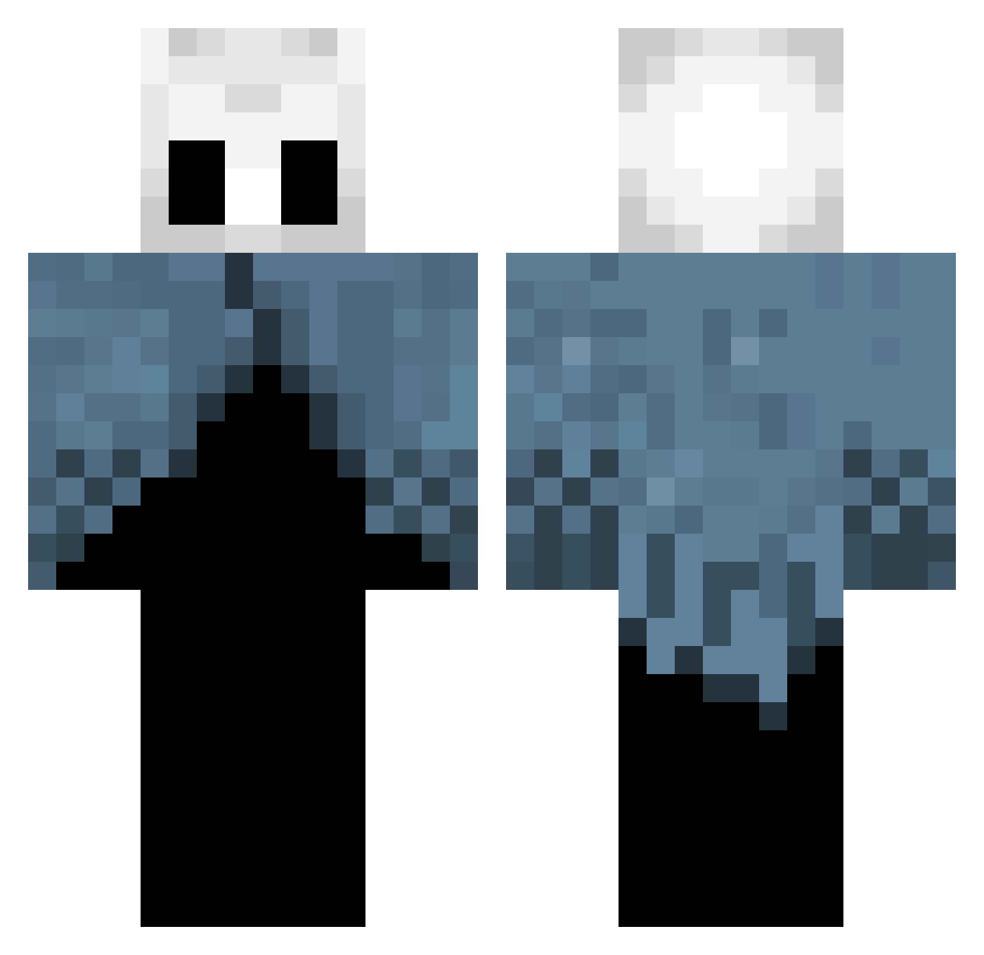 Geeving2130 Minecraft skin, front and back view