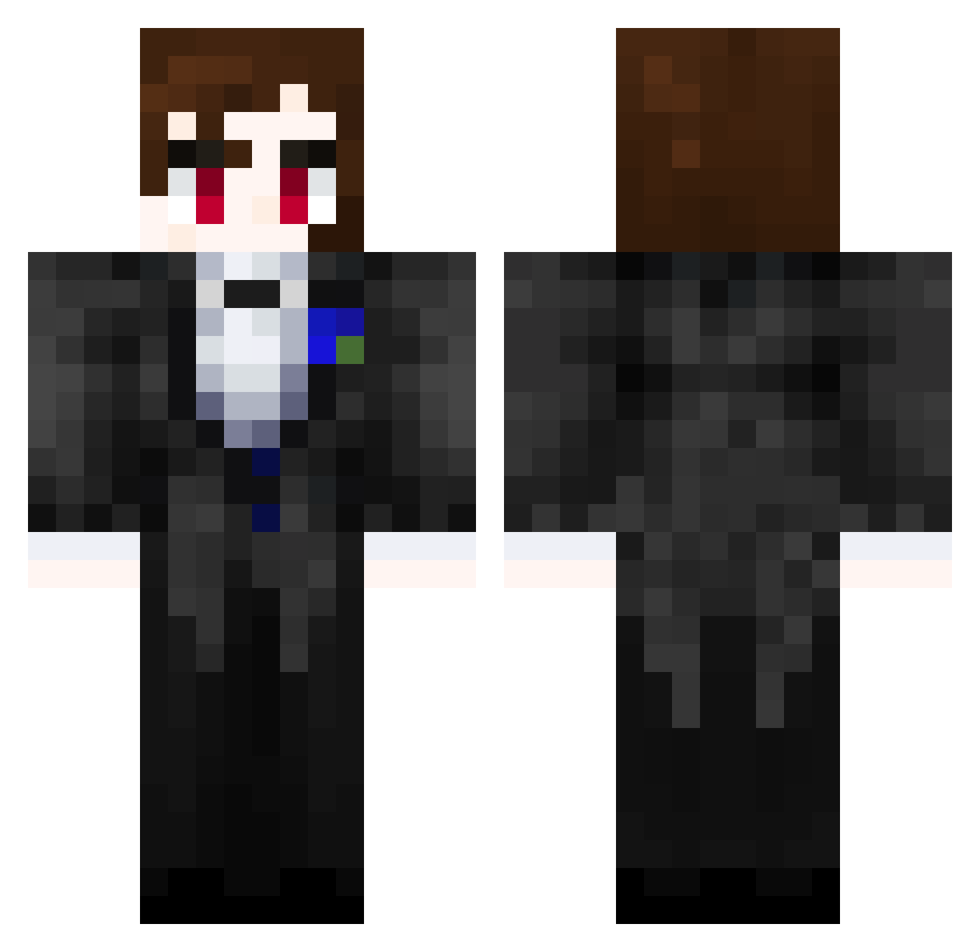 _CD7_ Minecraft skin, front and back view