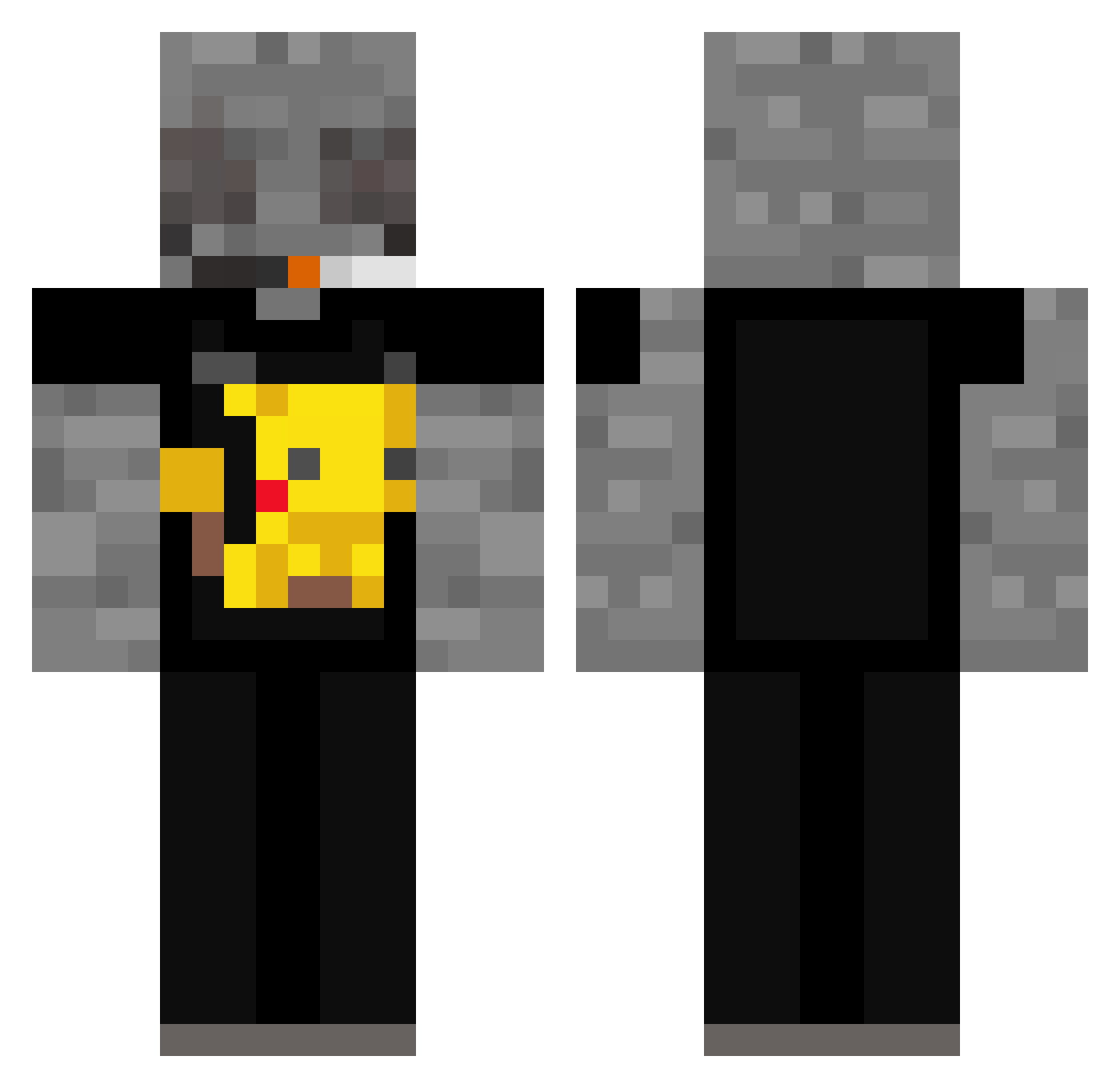 Jasakarih Minecraft skin, front and back view