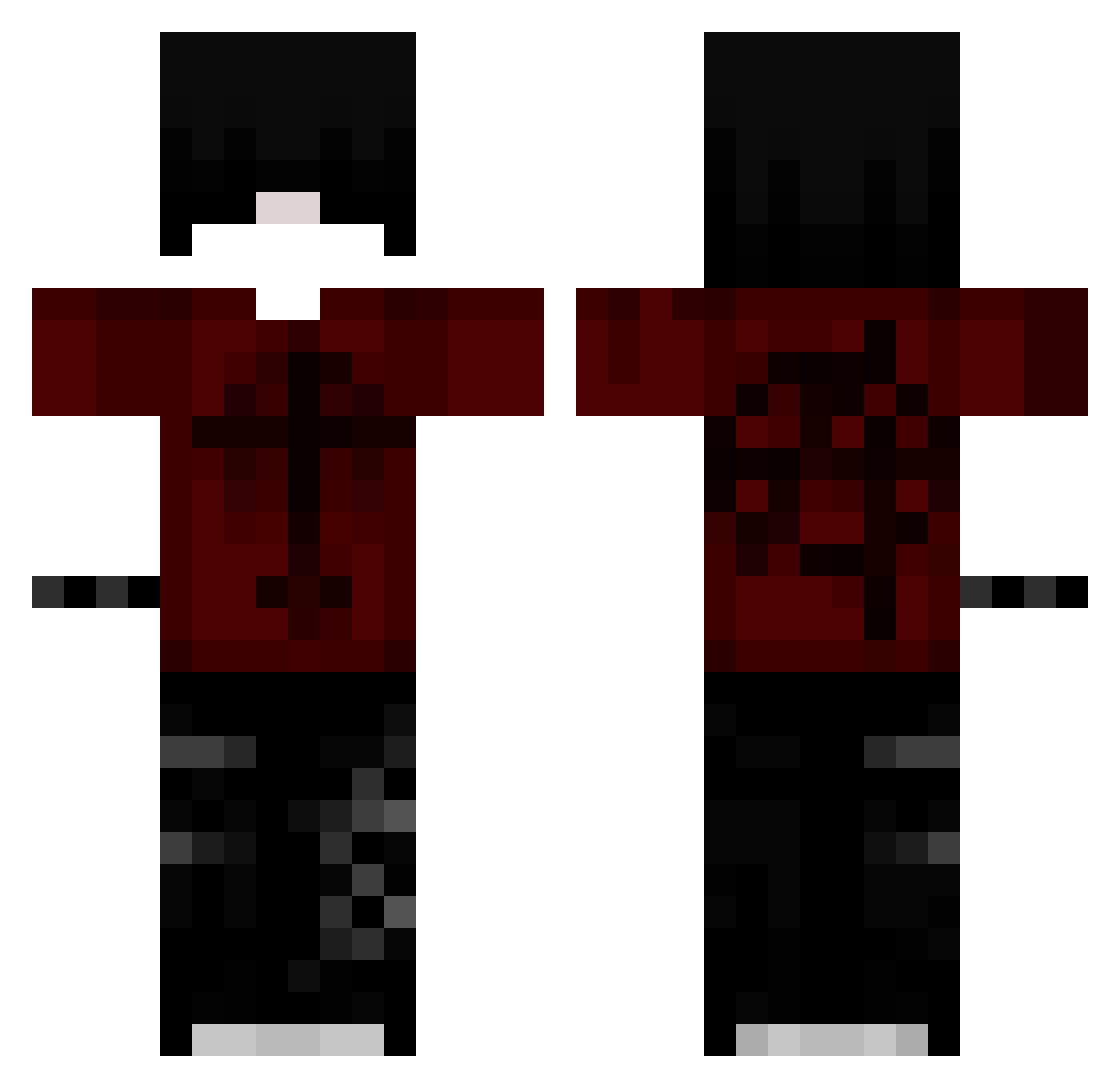 Monkey_boy2011 Minecraft skin, front and back view