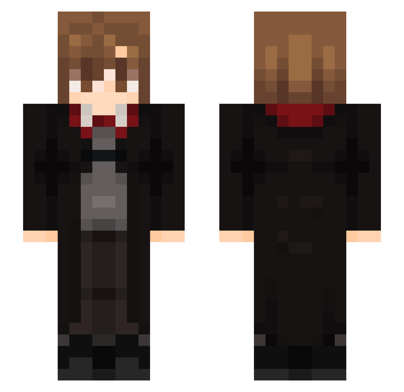 Meng_Lambert Minecraft skin, front and back view