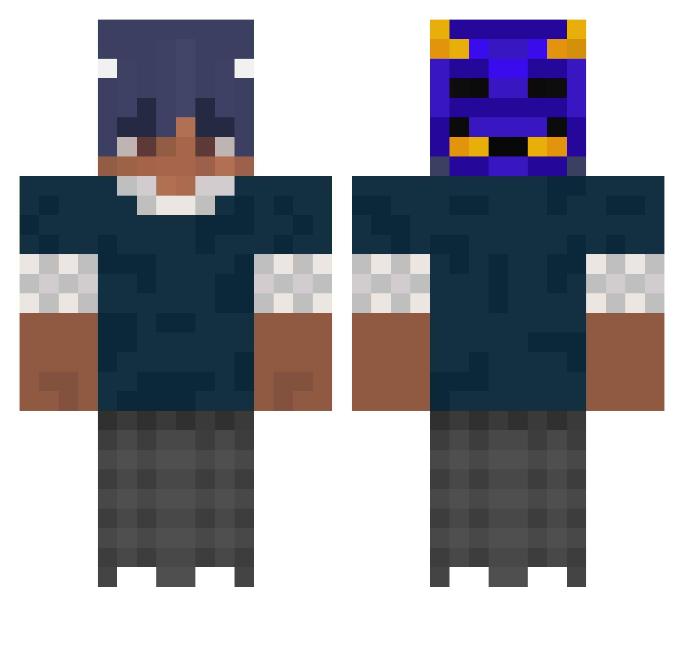 zd_will Minecraft skin, front and back view