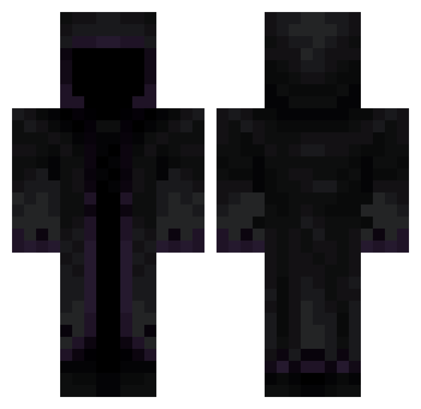 5dbuckbox Minecraft skin, front and back view