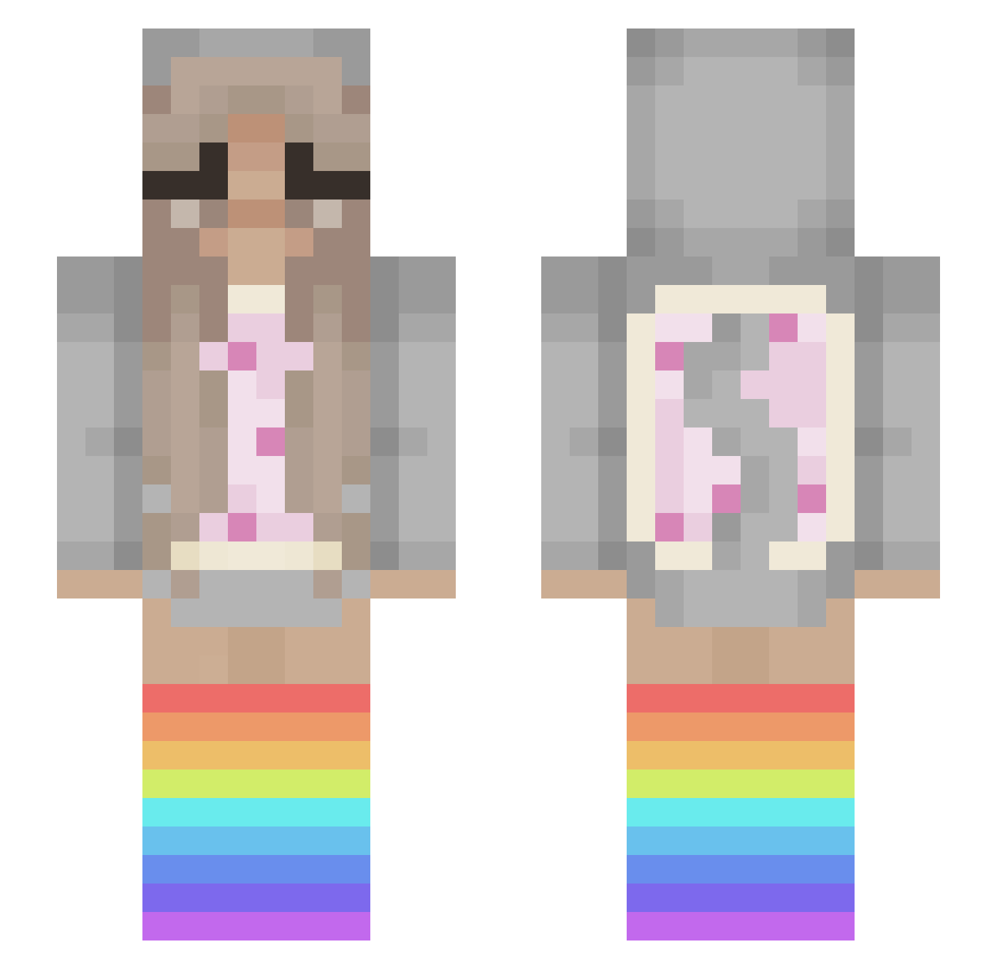 c_grxce12 Minecraft skin, front and back view