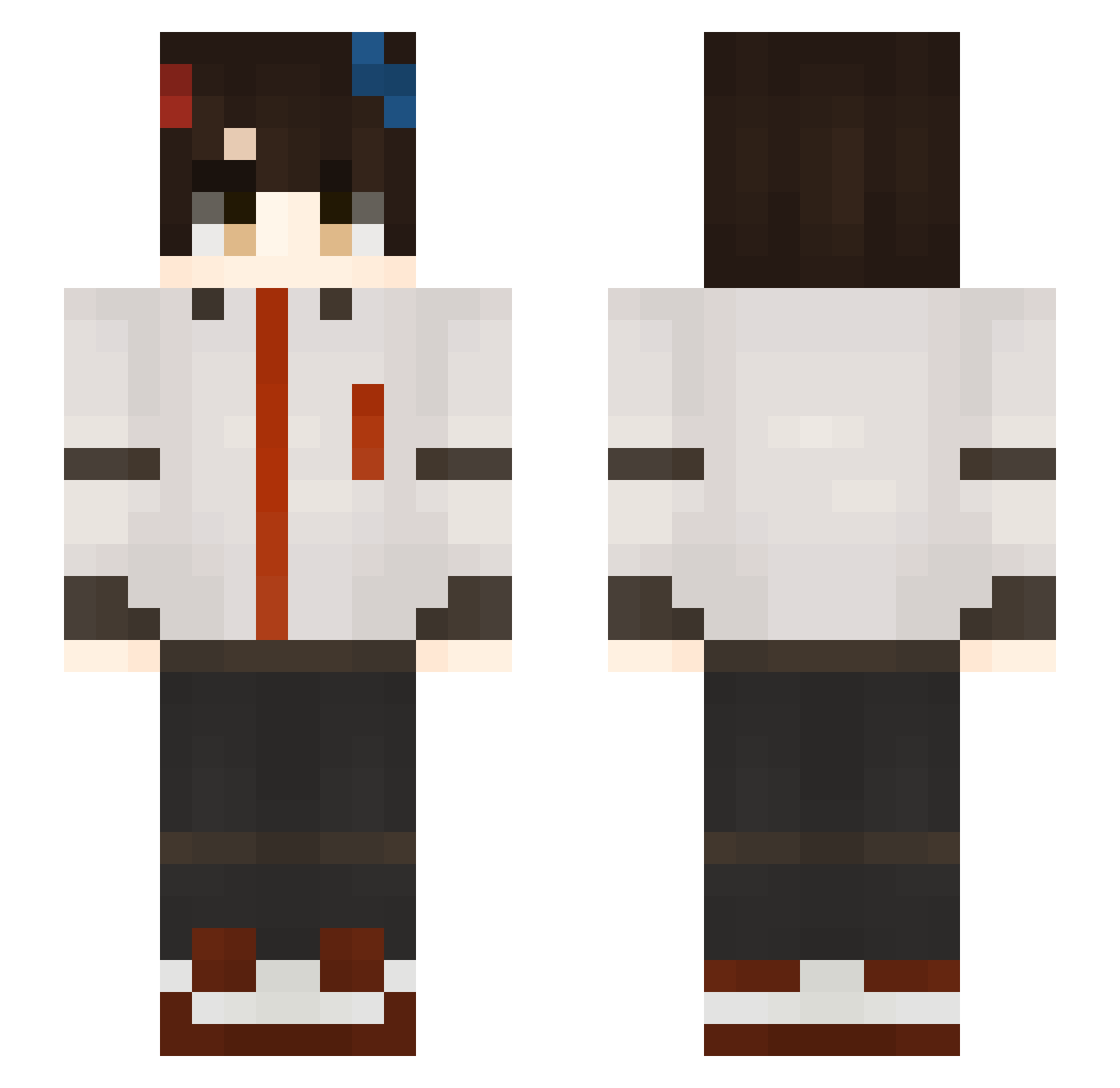 ShaharMaor1 Minecraft skin, front and back view