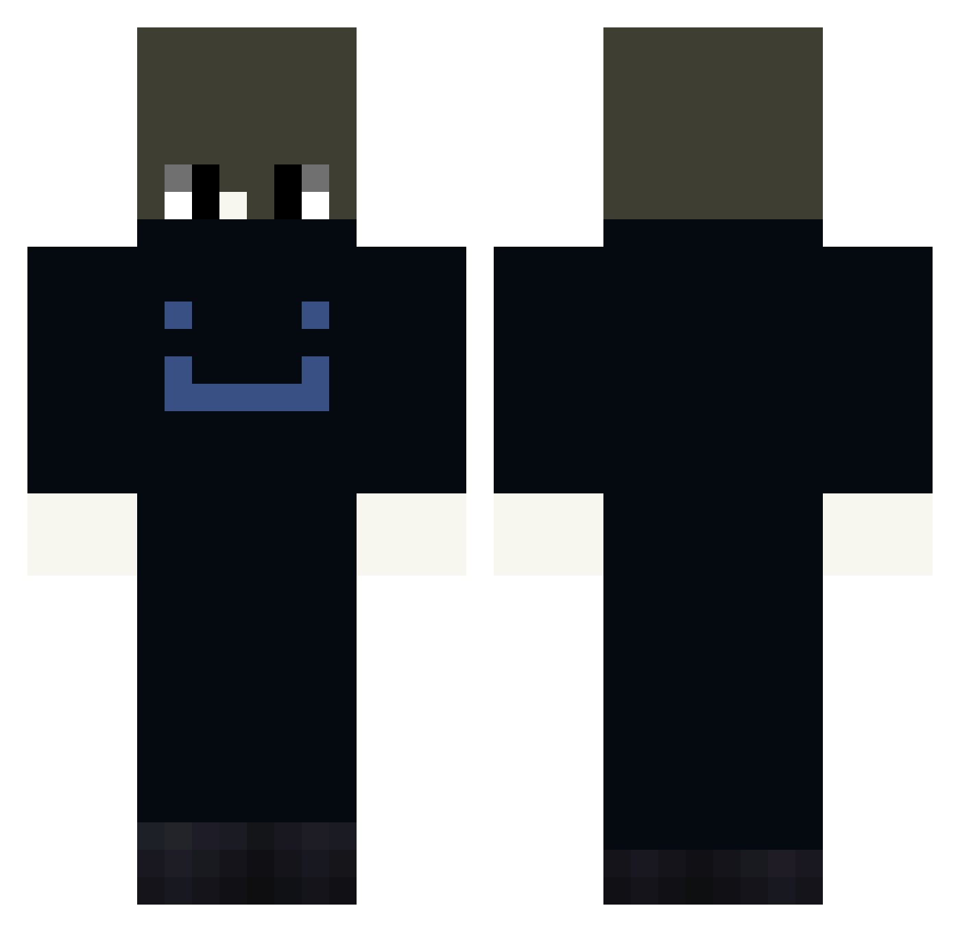 Teufelchen2012 Minecraft skin, front and back view