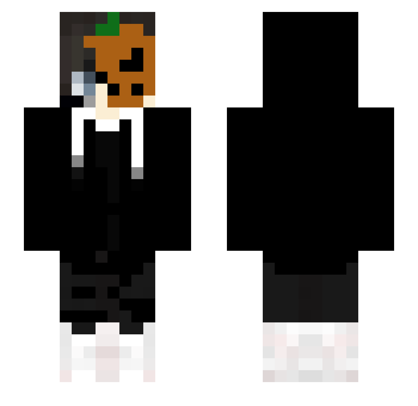 e_tw Minecraft skin, front and back view