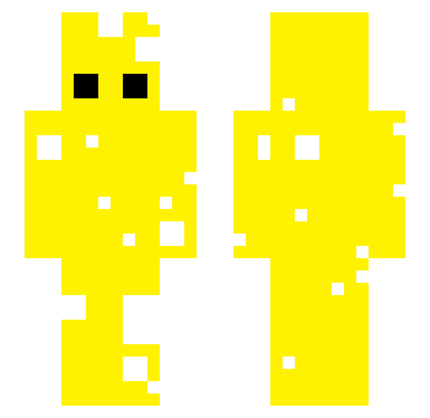 super_man_12345 Minecraft skin, front and back view