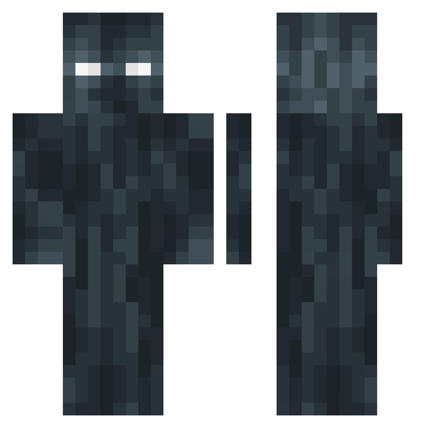 Blunter4 Minecraft skin, front and back view