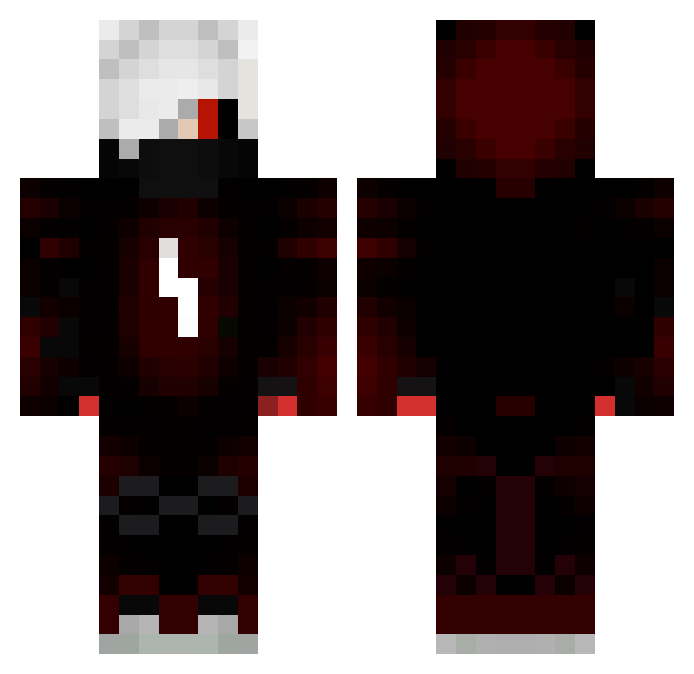 Hamim_molla Minecraft skin, front and back view