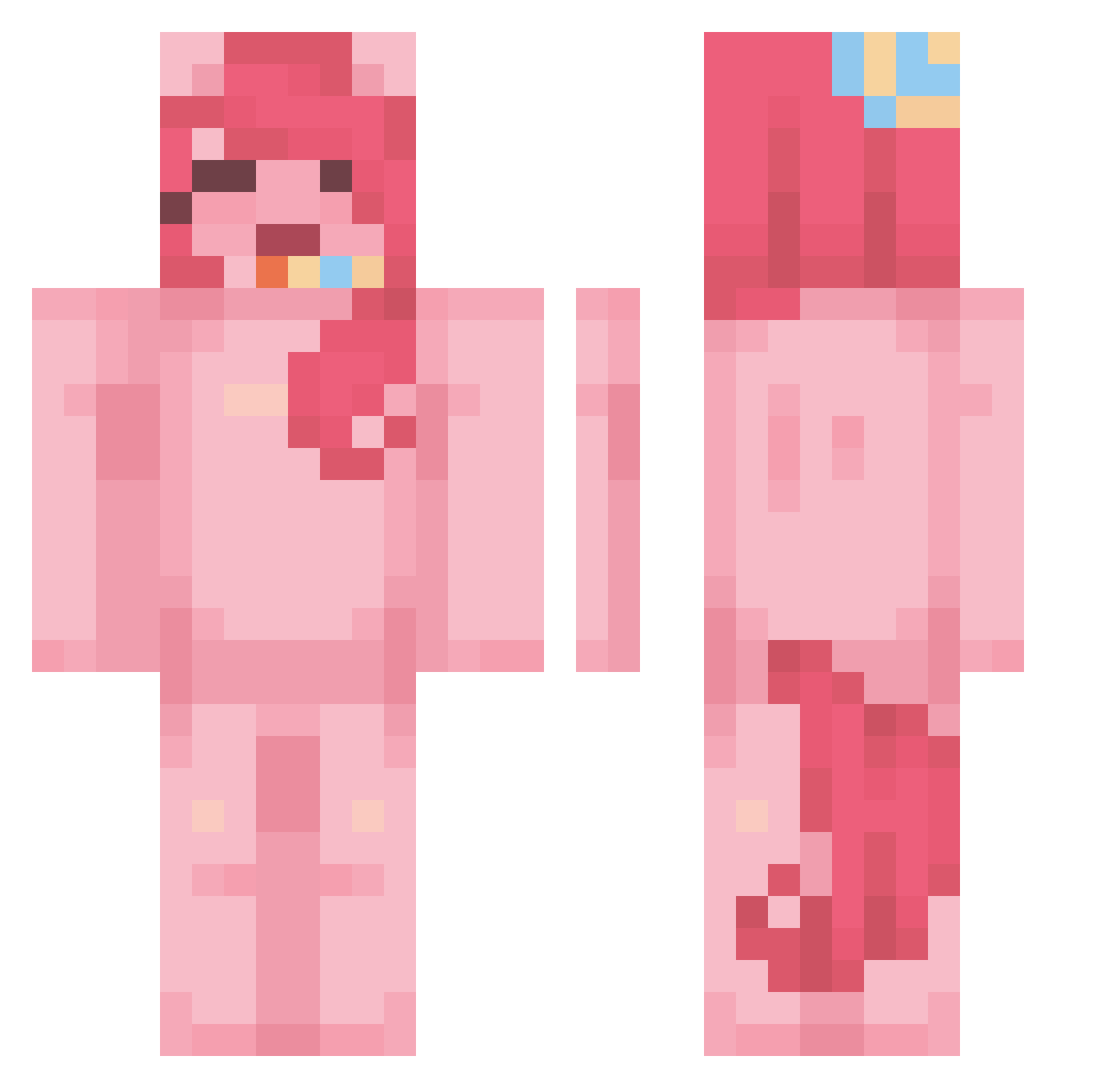 h3nrysz Minecraft skin, front and back view