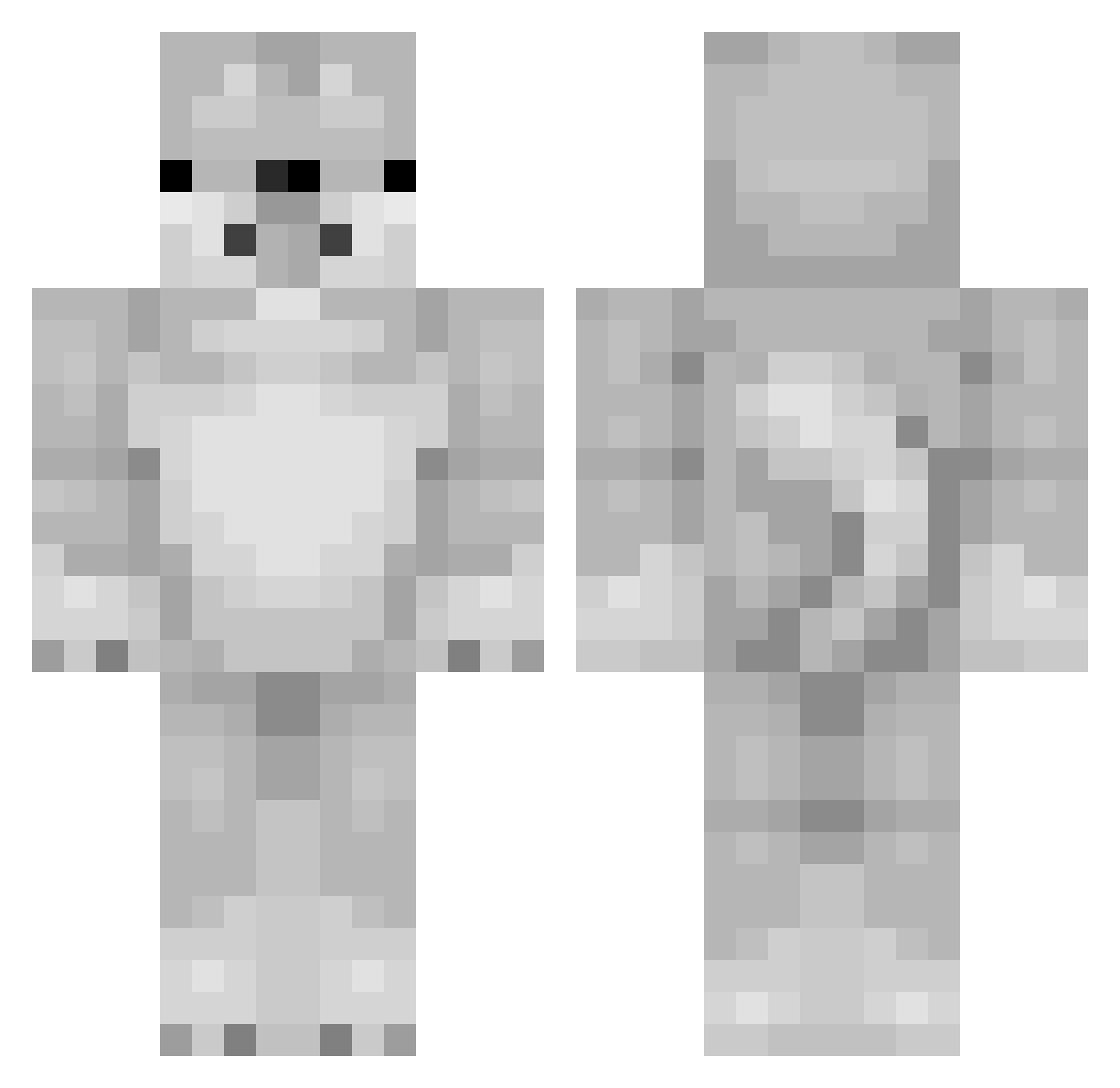 SEMUATO Minecraft skin, front and back view
