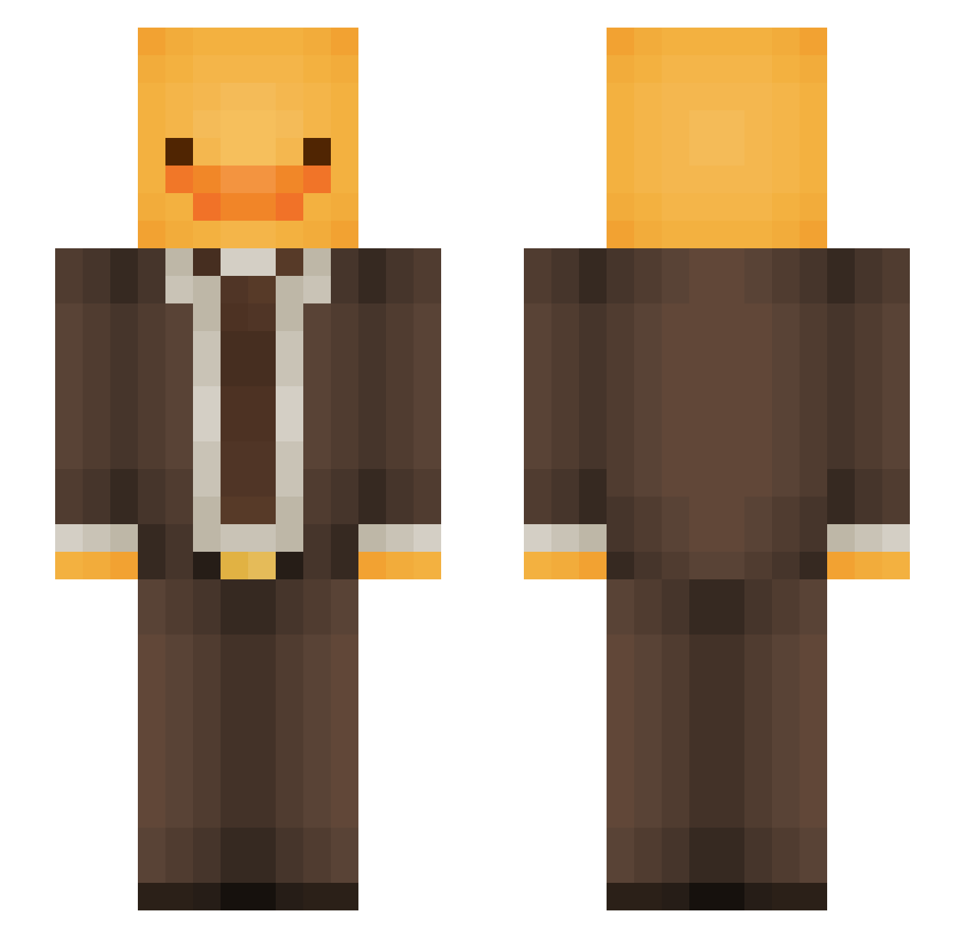 i8melons Minecraft skin, front and back view