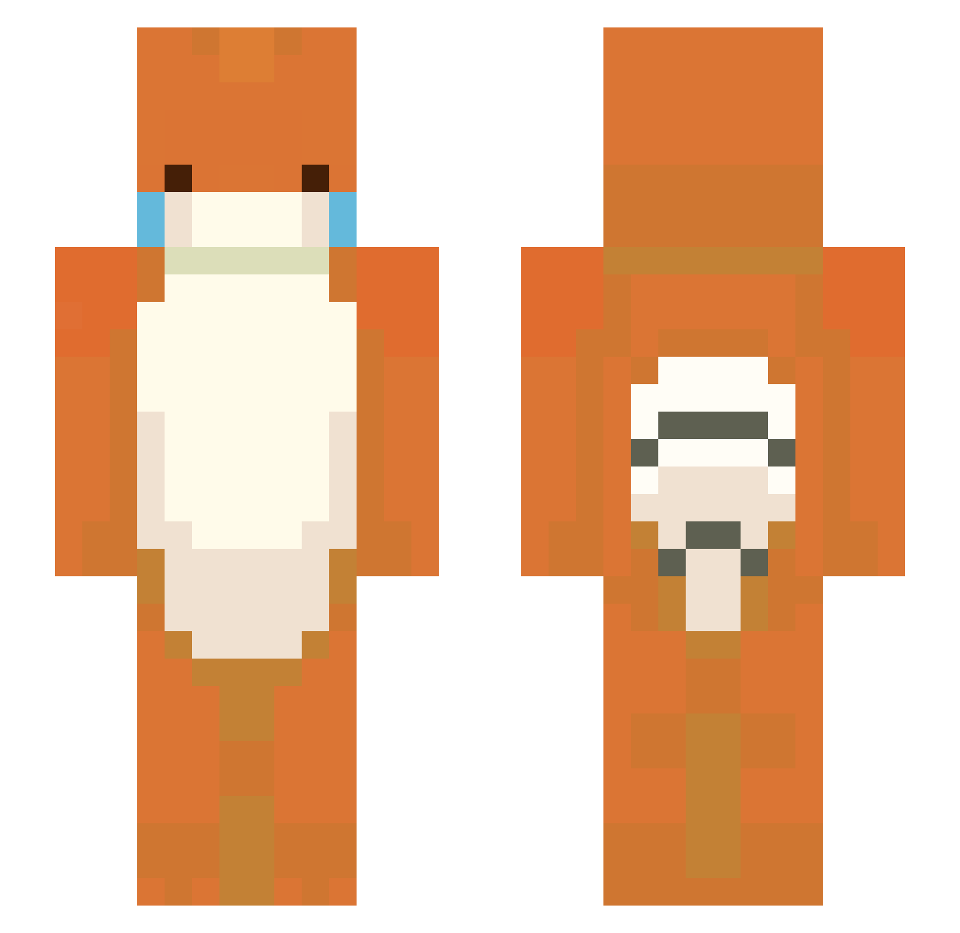 SirLemonade_001 Minecraft skin, front and back view