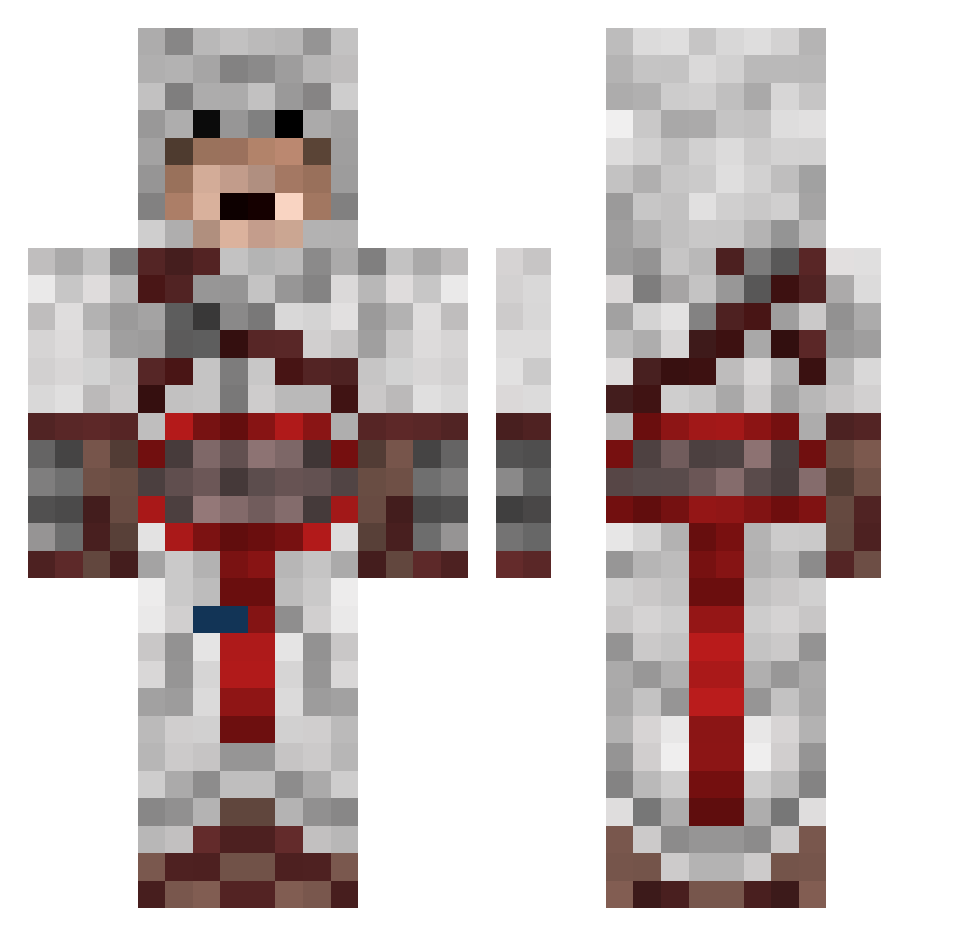 aalexis3112 Minecraft skin, front and back view