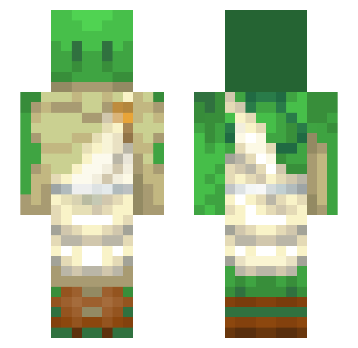 Nullerror2_0 Minecraft skin, front and back view