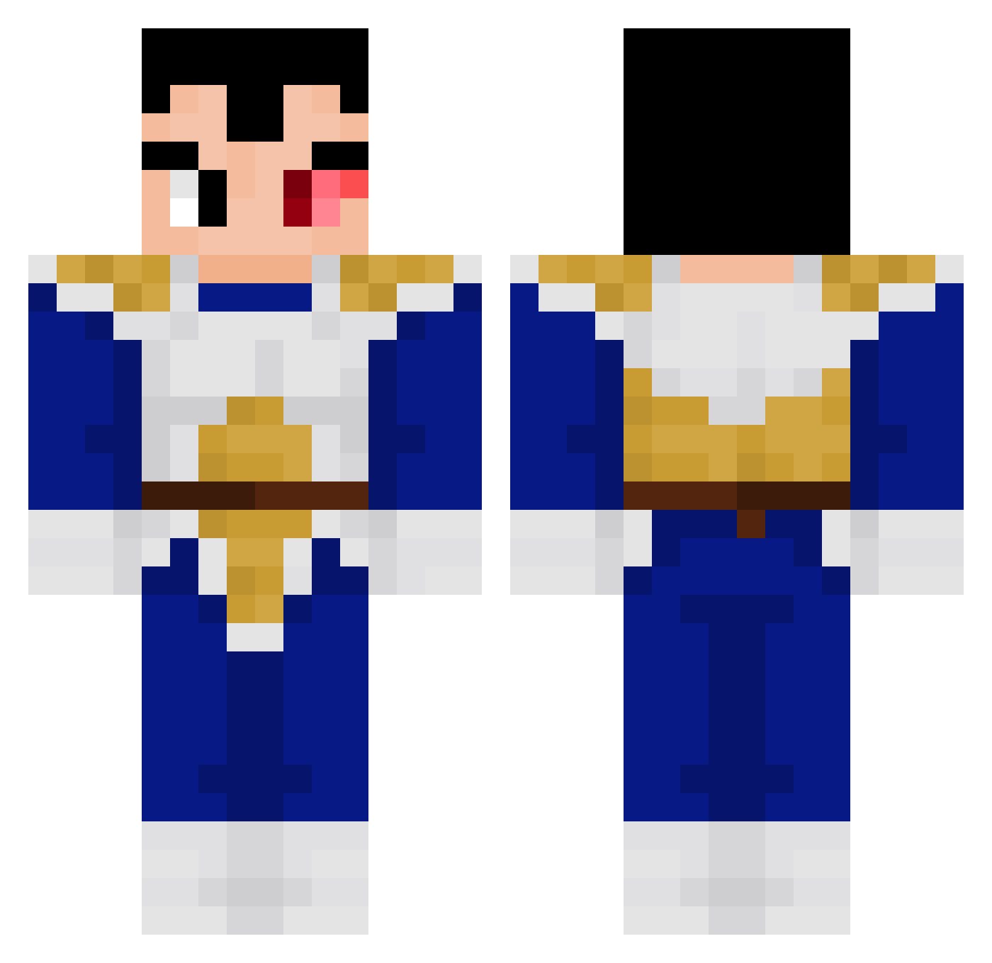 NoahDaFrosty Minecraft skin, front and back view