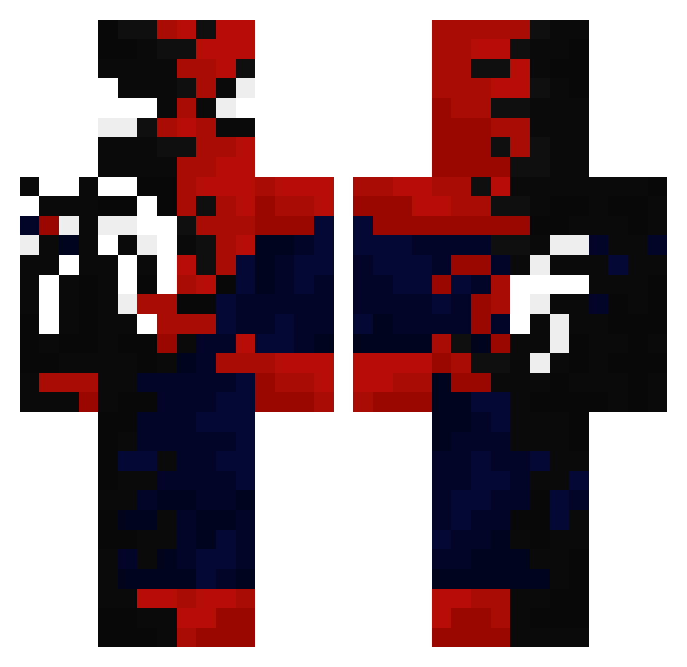 BigBadBubba06 Minecraft skin, front and back view