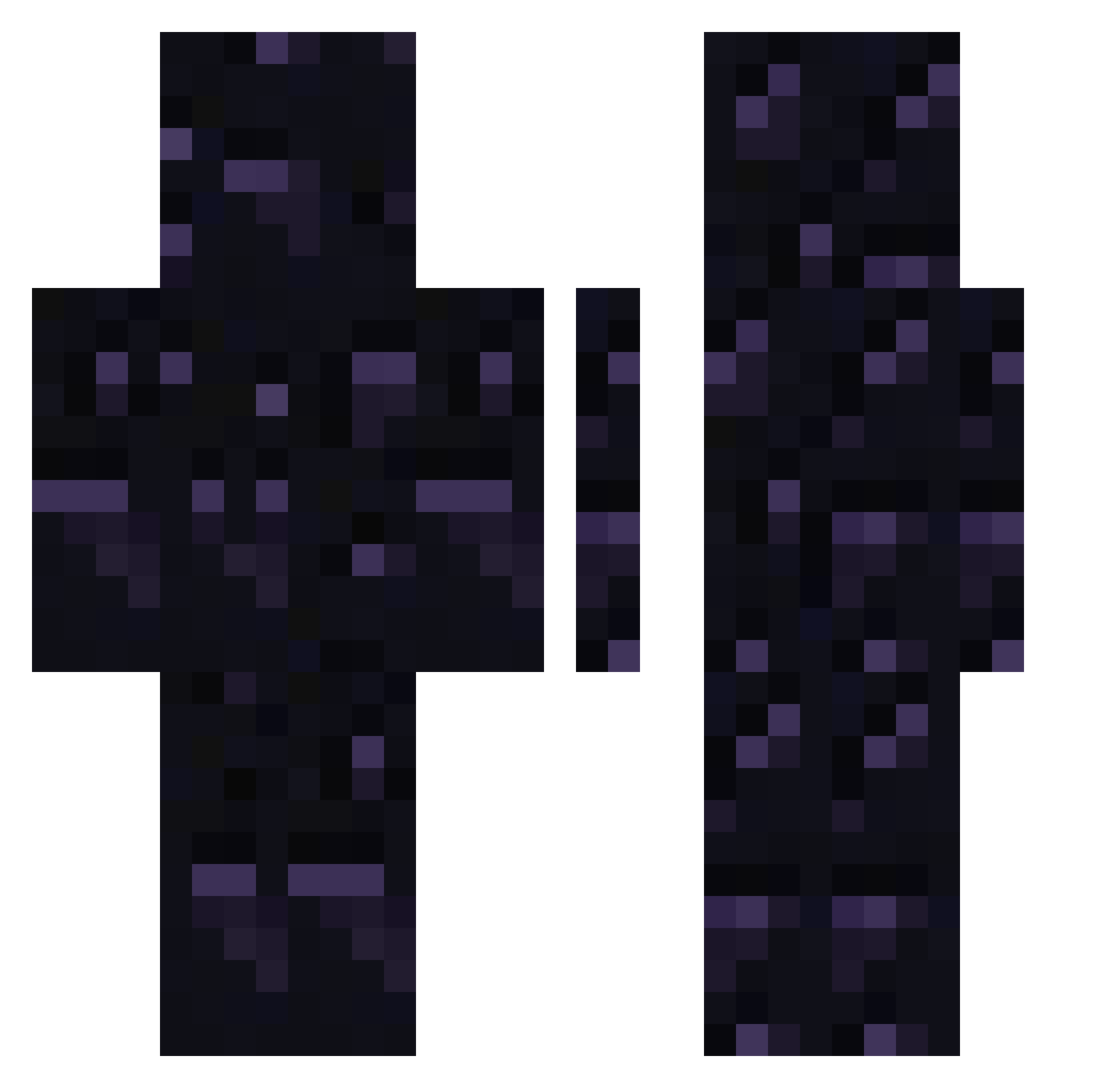 DrBerriy Minecraft skin, front and back view