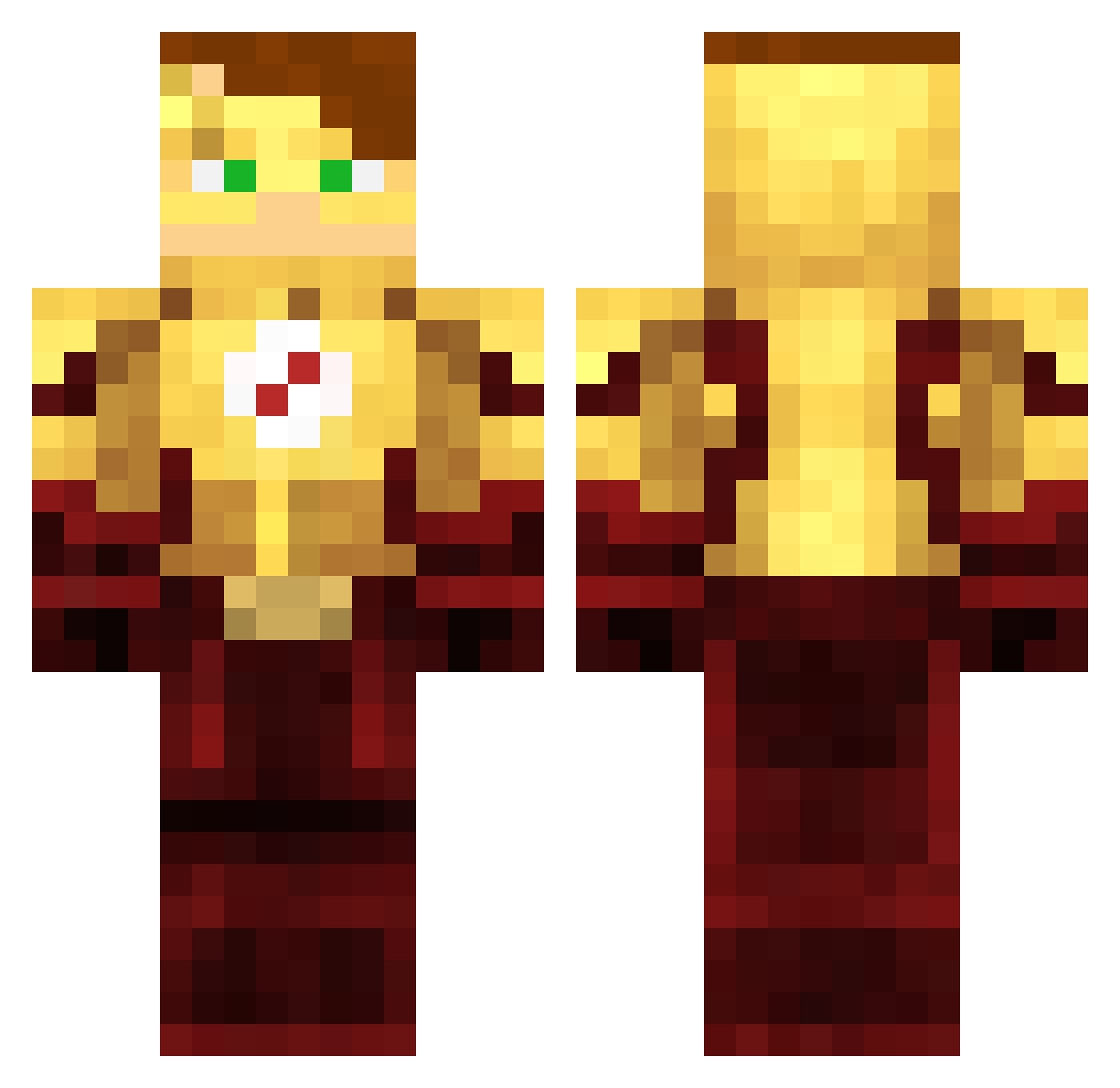 ThanhHao_VN Minecraft skin, front and back view