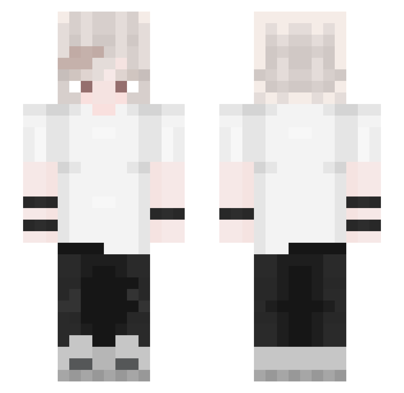 ByteSizeLyt Minecraft skin, front and back view