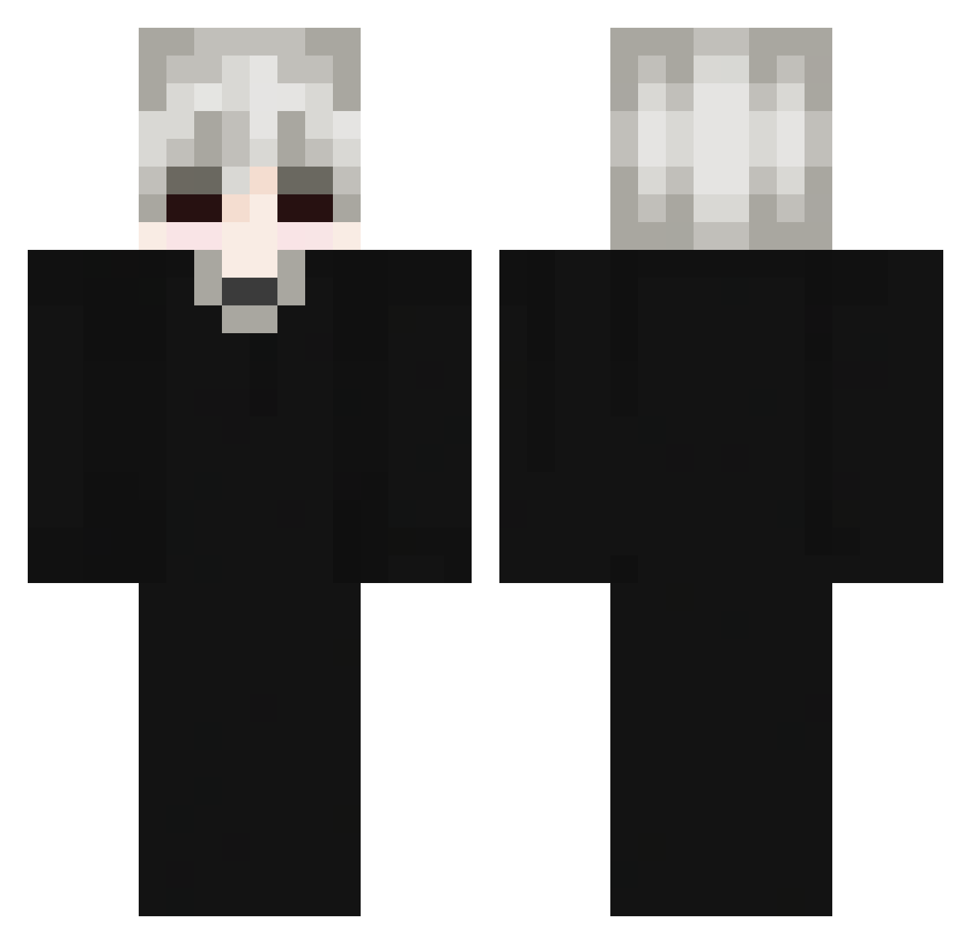 Itzz_Strefkaa_ Minecraft skin, front and back view