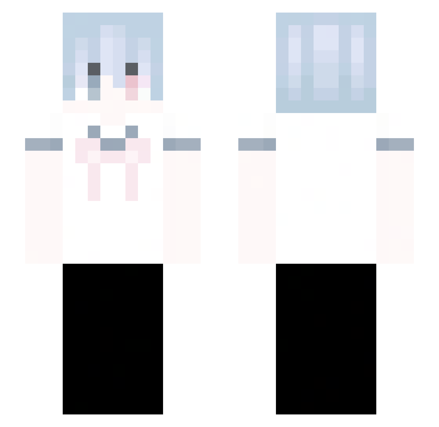 ccrimes Minecraft skin, front and back view