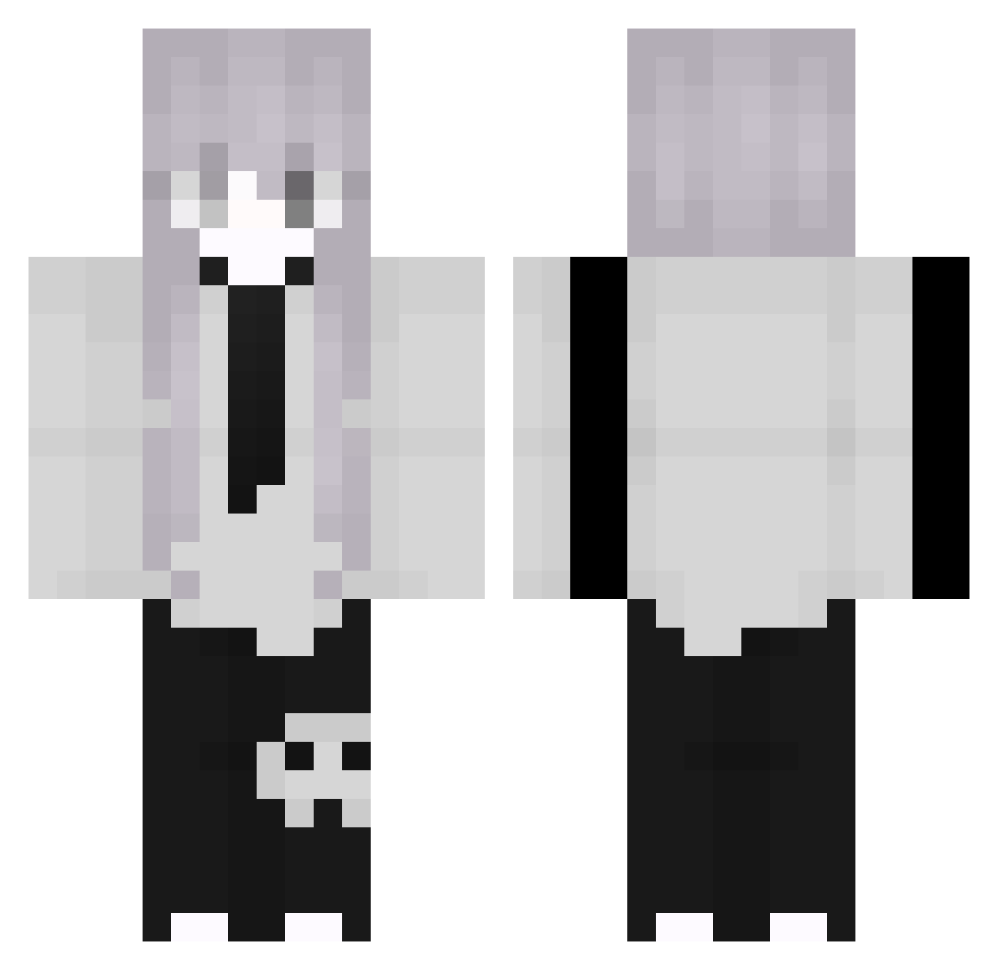 navigator_09 Minecraft skin, front and back view