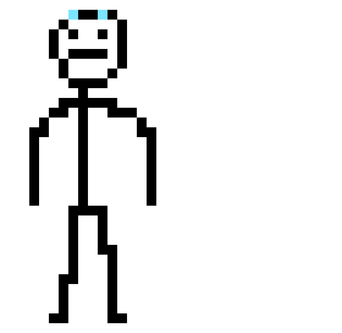 qing_ta Minecraft skin, front and back view