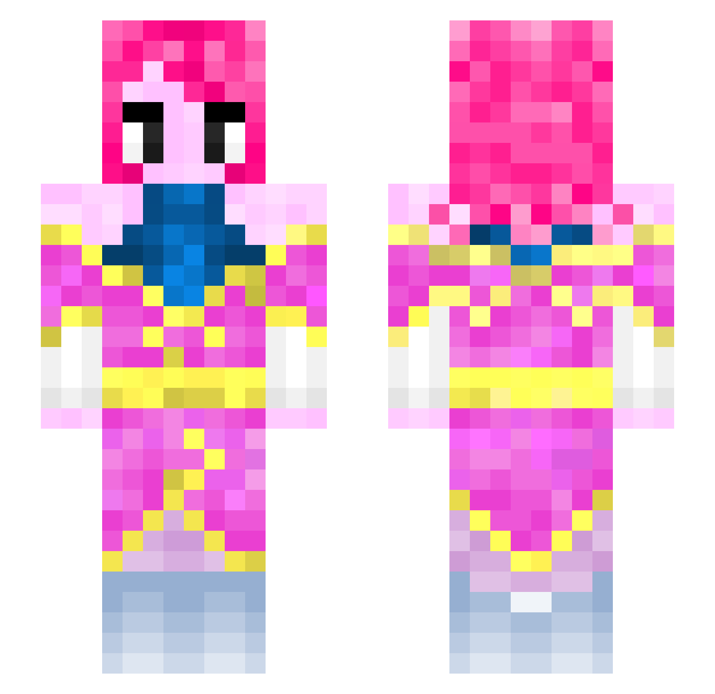 jotaro_kujo12 Minecraft skin, front and back view