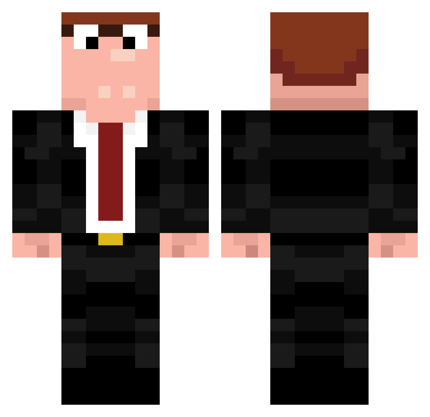 b0lt__ Minecraft skin, front and back view