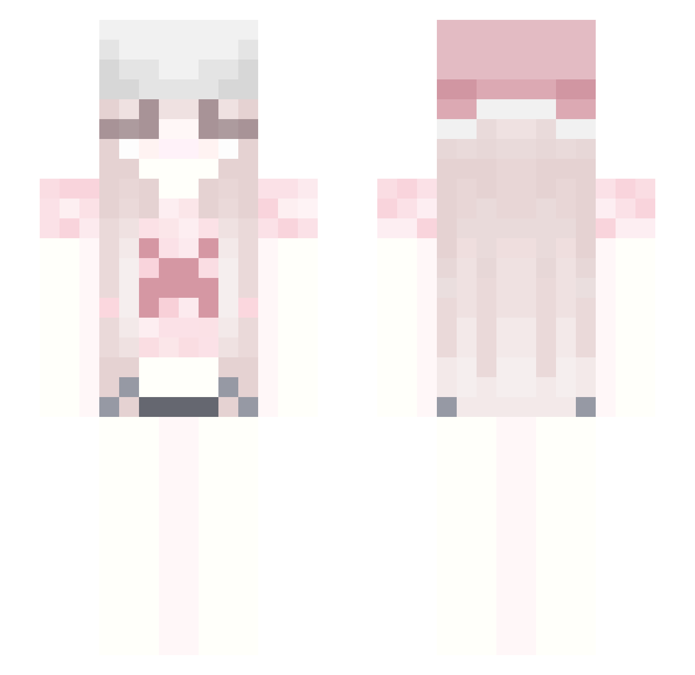 s_suzutan Minecraft skin, front and back view
