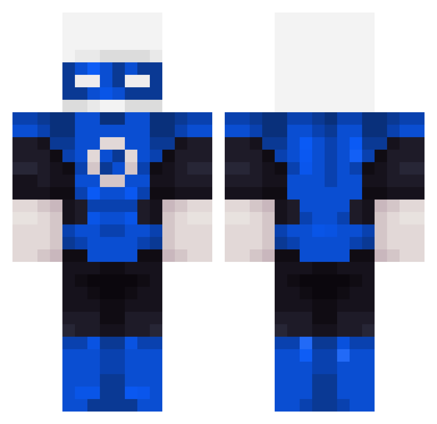 Marvin031 Minecraft skin, front and back view