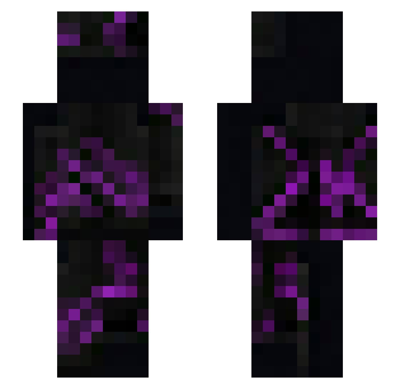ZXPHERRRR Minecraft skin, front and back view