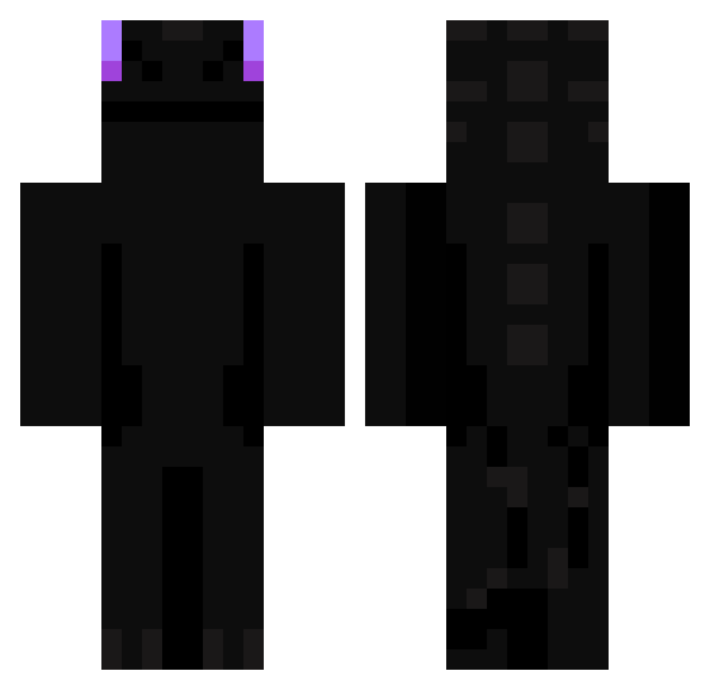 360fps_og Minecraft skin, front and back view