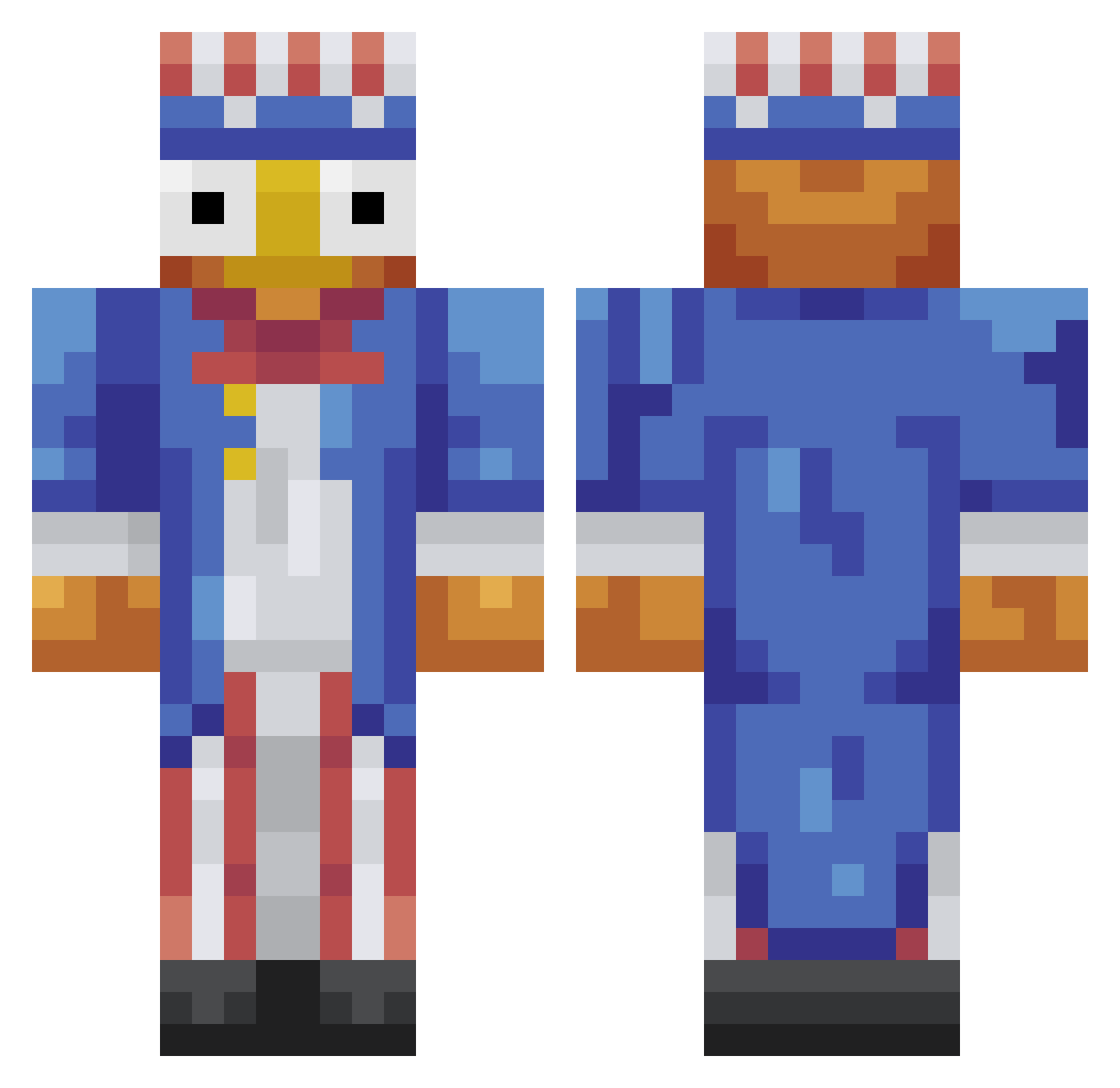 22FriedPotato - patriotic Minecraft skin