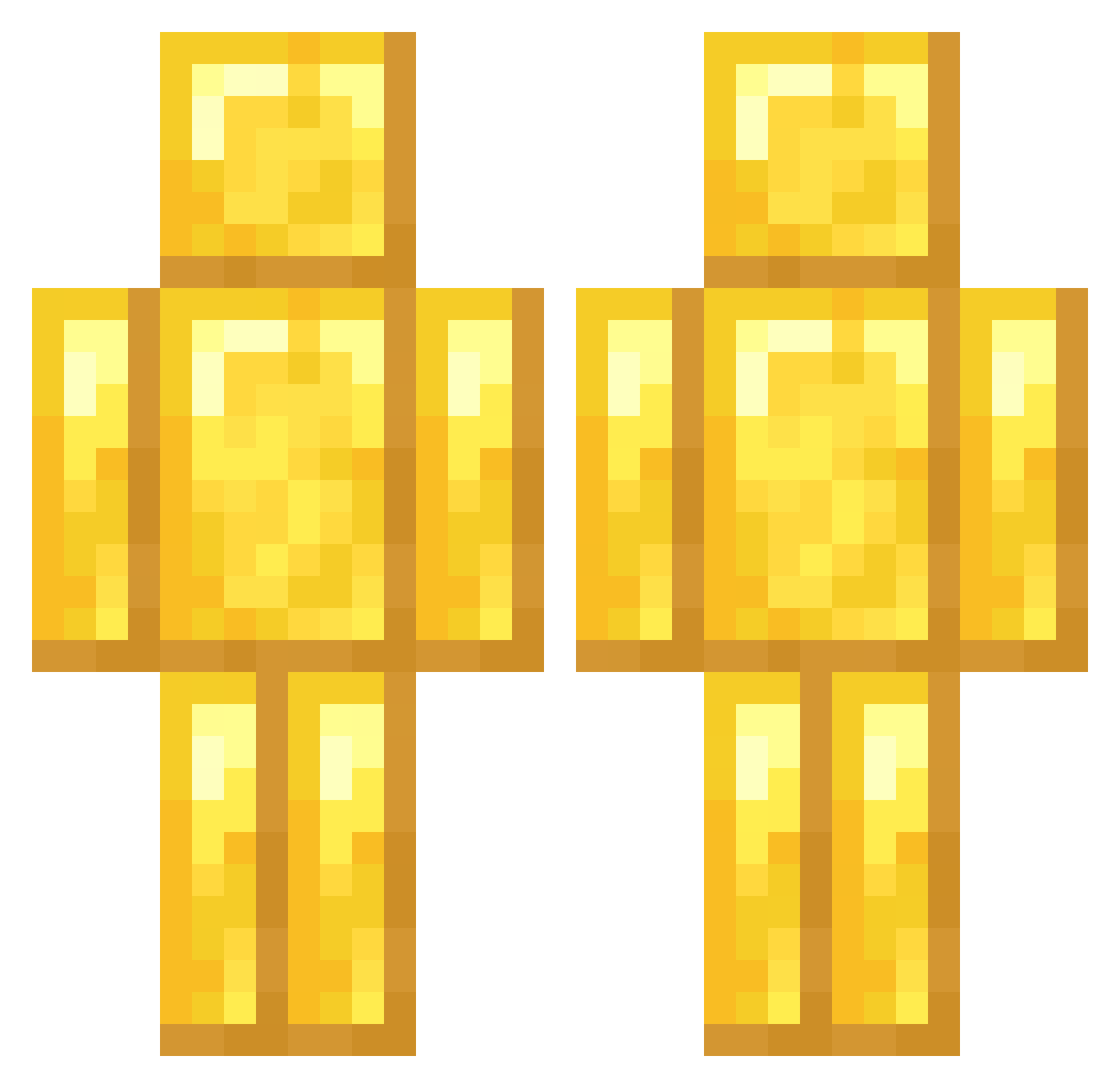 newcromer Minecraft skin, front and back view