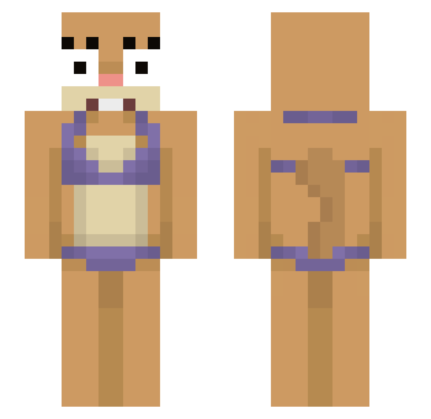 son_eon Minecraft skin, front and back view