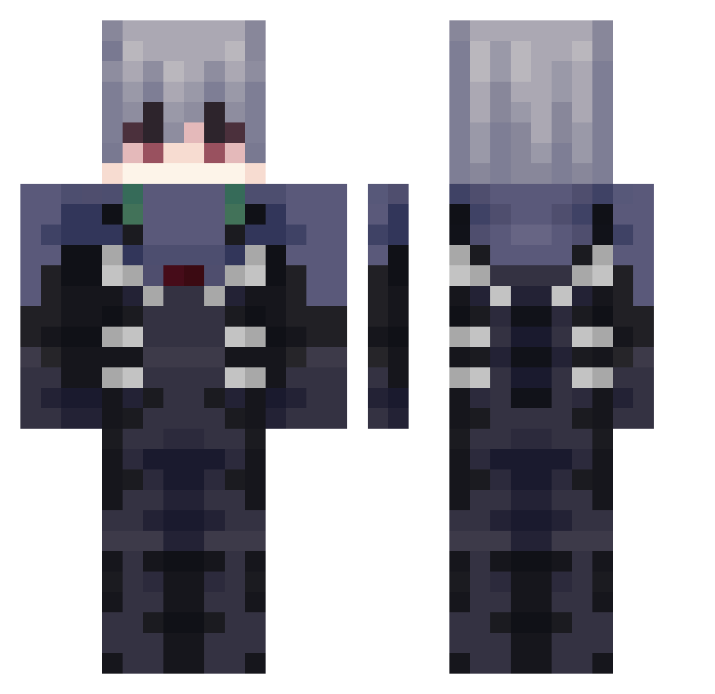chero___ Minecraft skin, front and back view