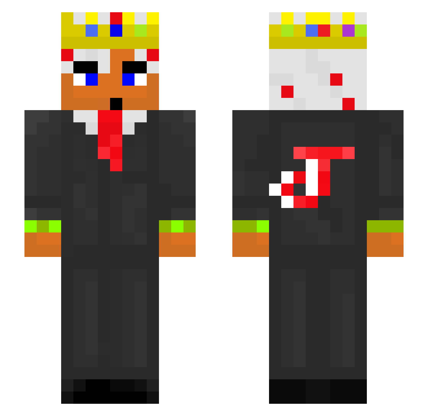 _jskarcher_ Minecraft skin, front and back view