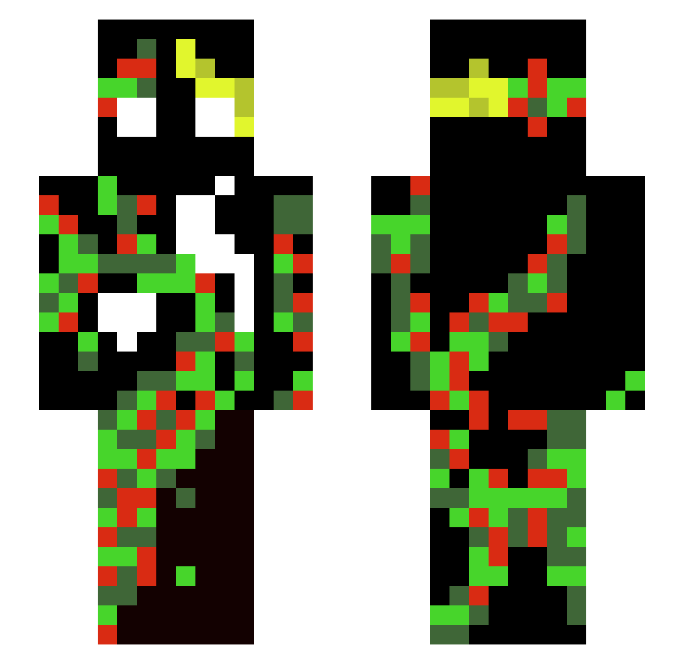 Everiman_ Minecraft skin, front and back view
