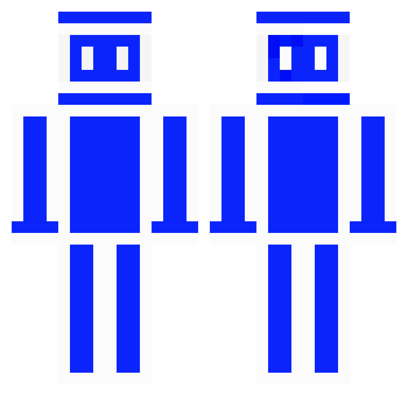 tRl1673 Minecraft skin, front and back view